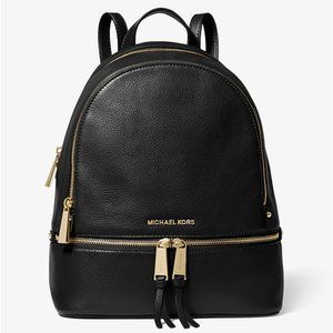 Michael Kors Rhea Medium Leather Backpack